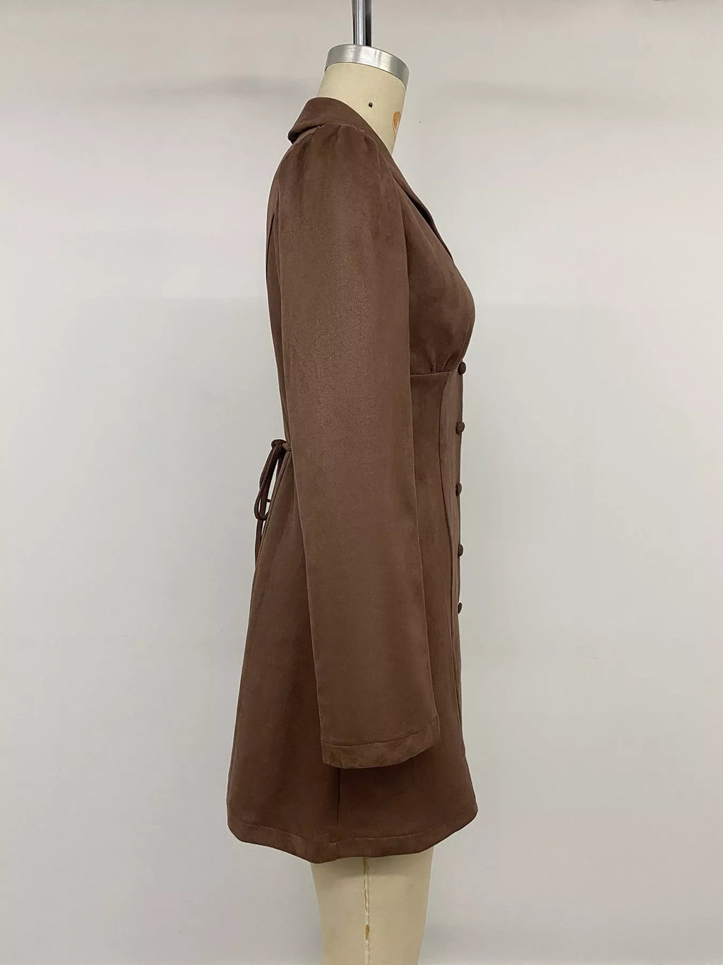 Button-Front Long Sleeve Blazer Dress | STAHlin RADIANCE