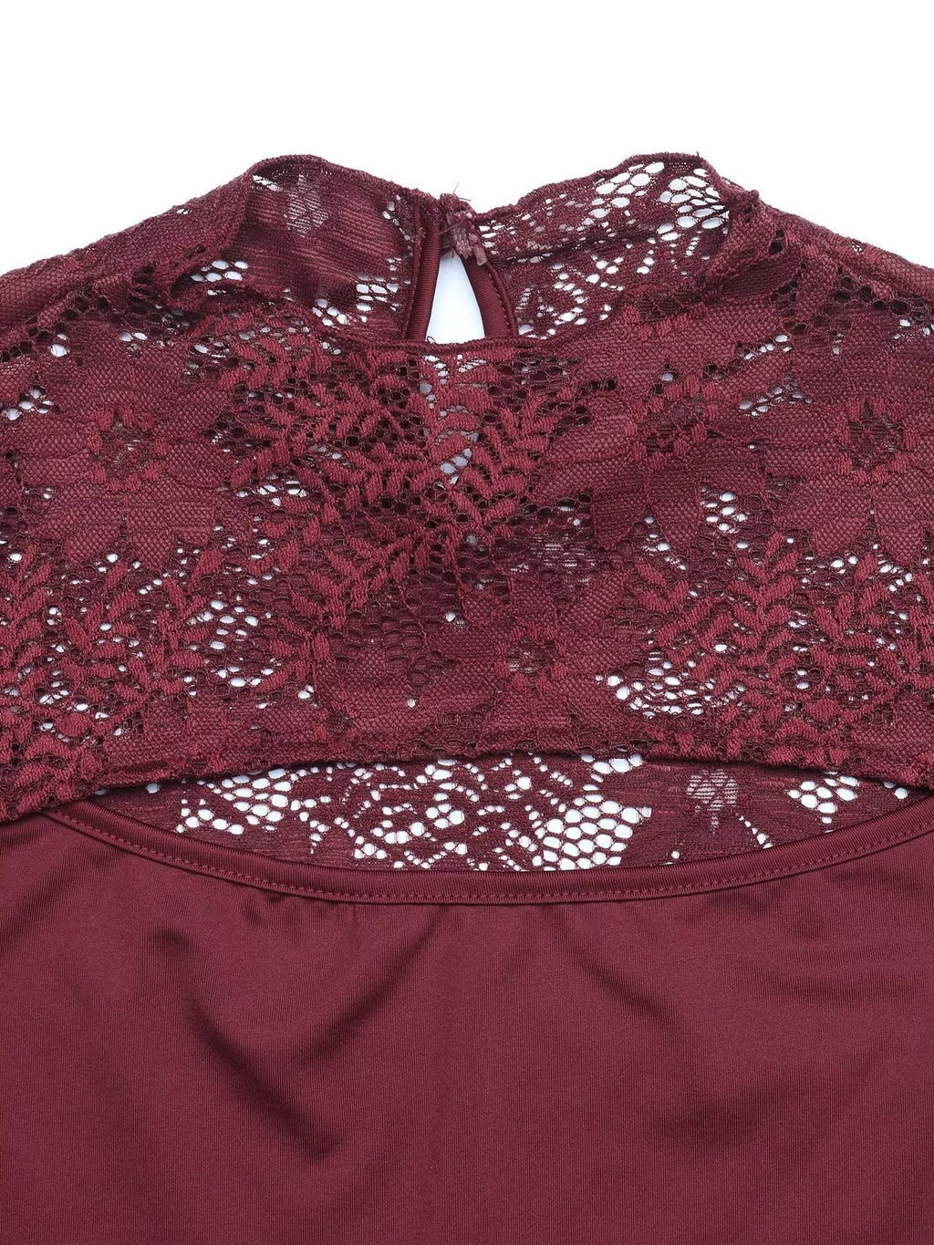 Lace Cut-out Flare Sleeve Bodysuit | STAHlin RADIANCE