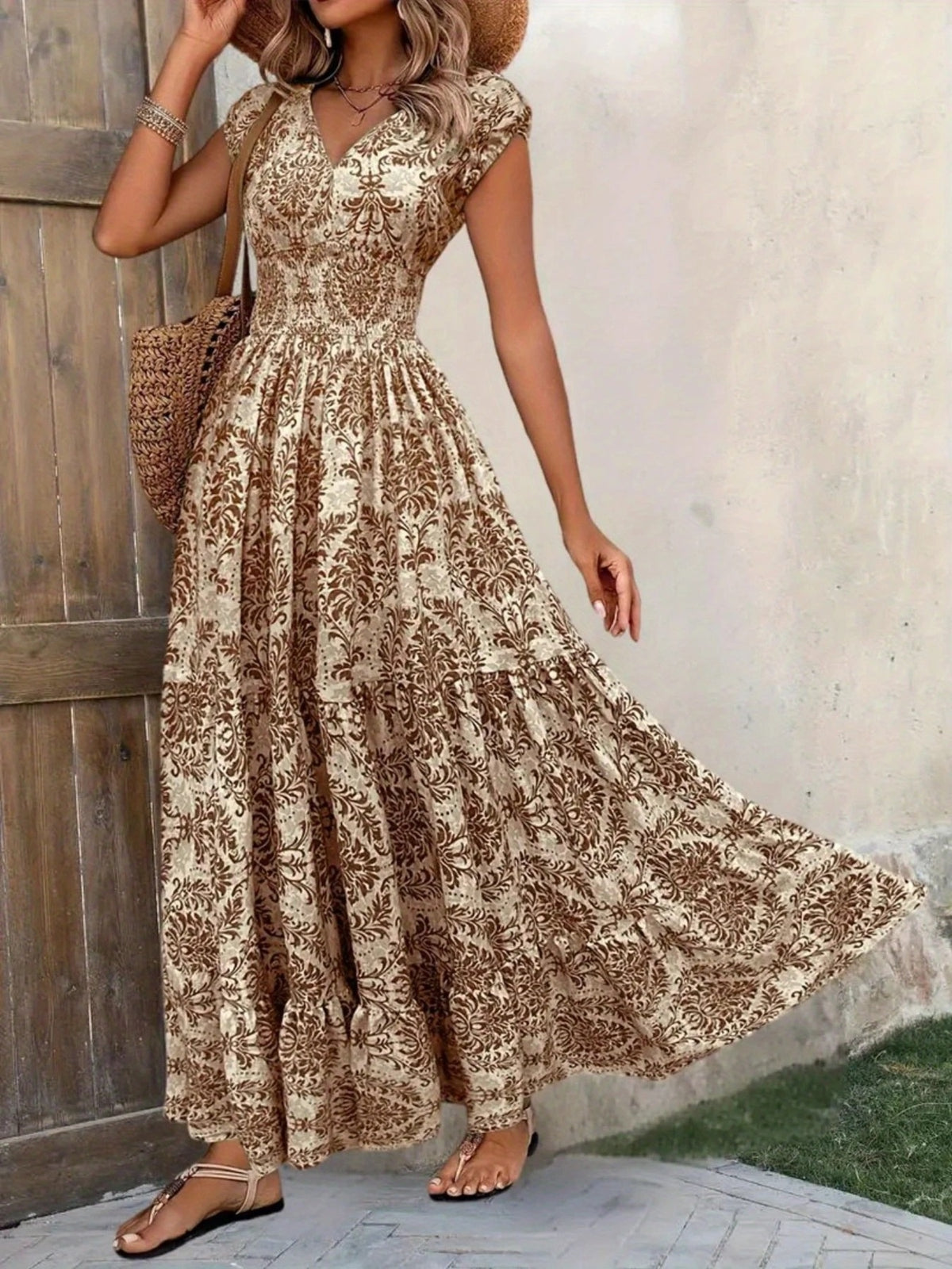 The Flora Cap Sleeve Maxi | STAHlin RADIANCE