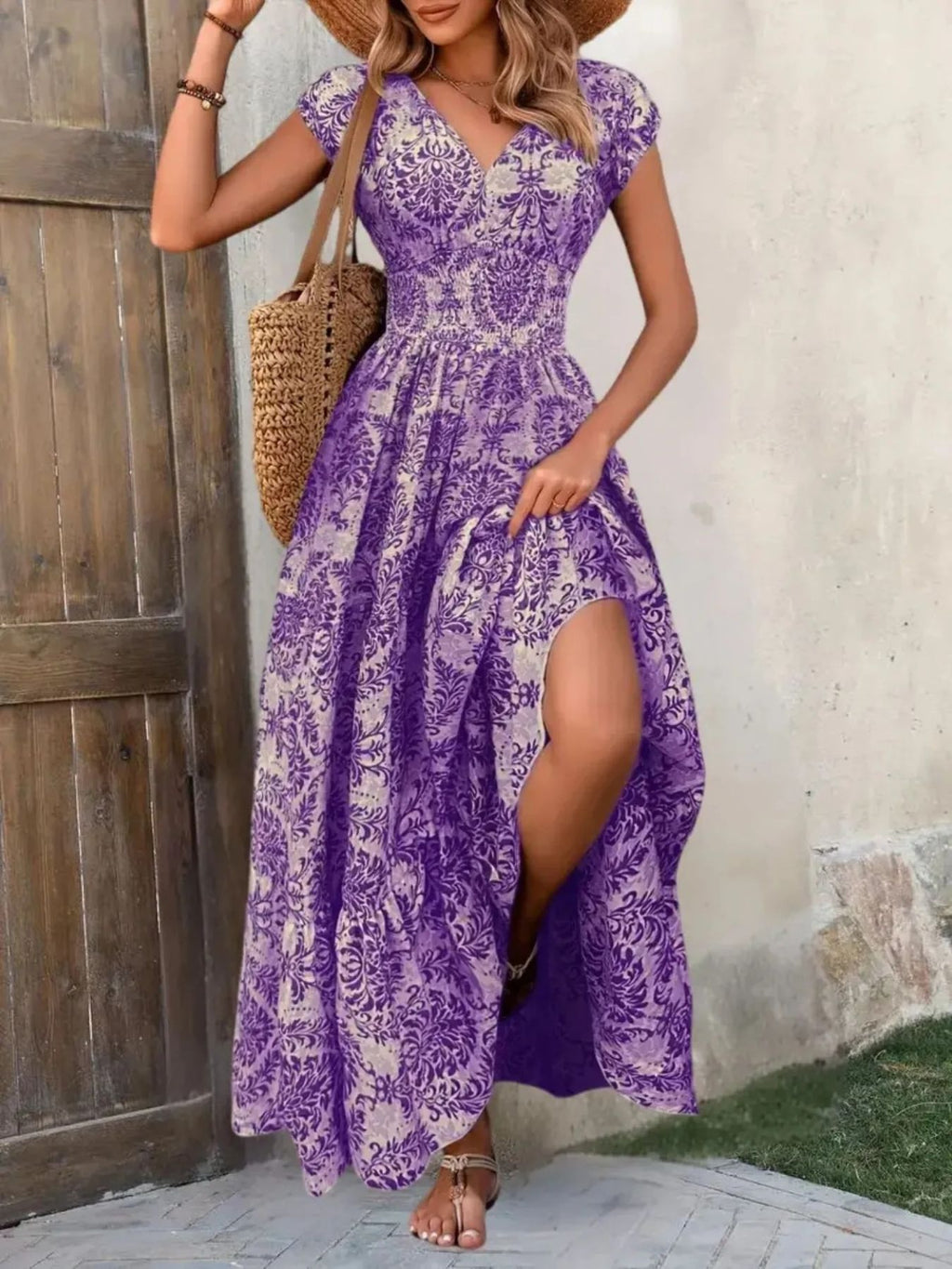 The Flora Cap Sleeve Maxi | STAHlin RADIANCE
