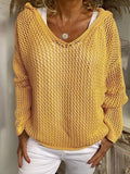 Openwork Long Sleeve Hooded Knit Cover Up | STAHlin RADIANCE