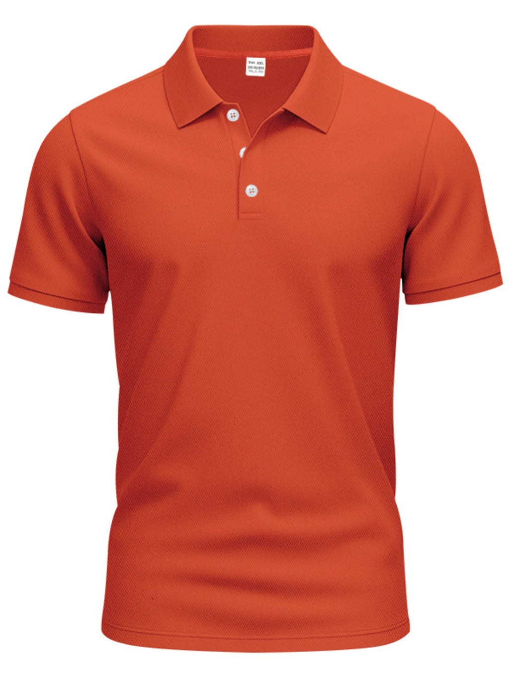 Men's Full Size Button Detail Short Sleeve Polo Plus Size | STAHlin RADIANCE