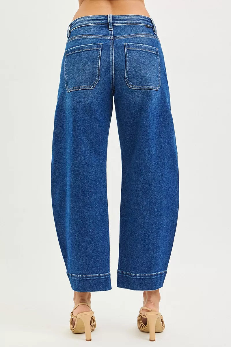 The Nova RISEN Crop Barrel Jeans | STAHlin RADIANCE