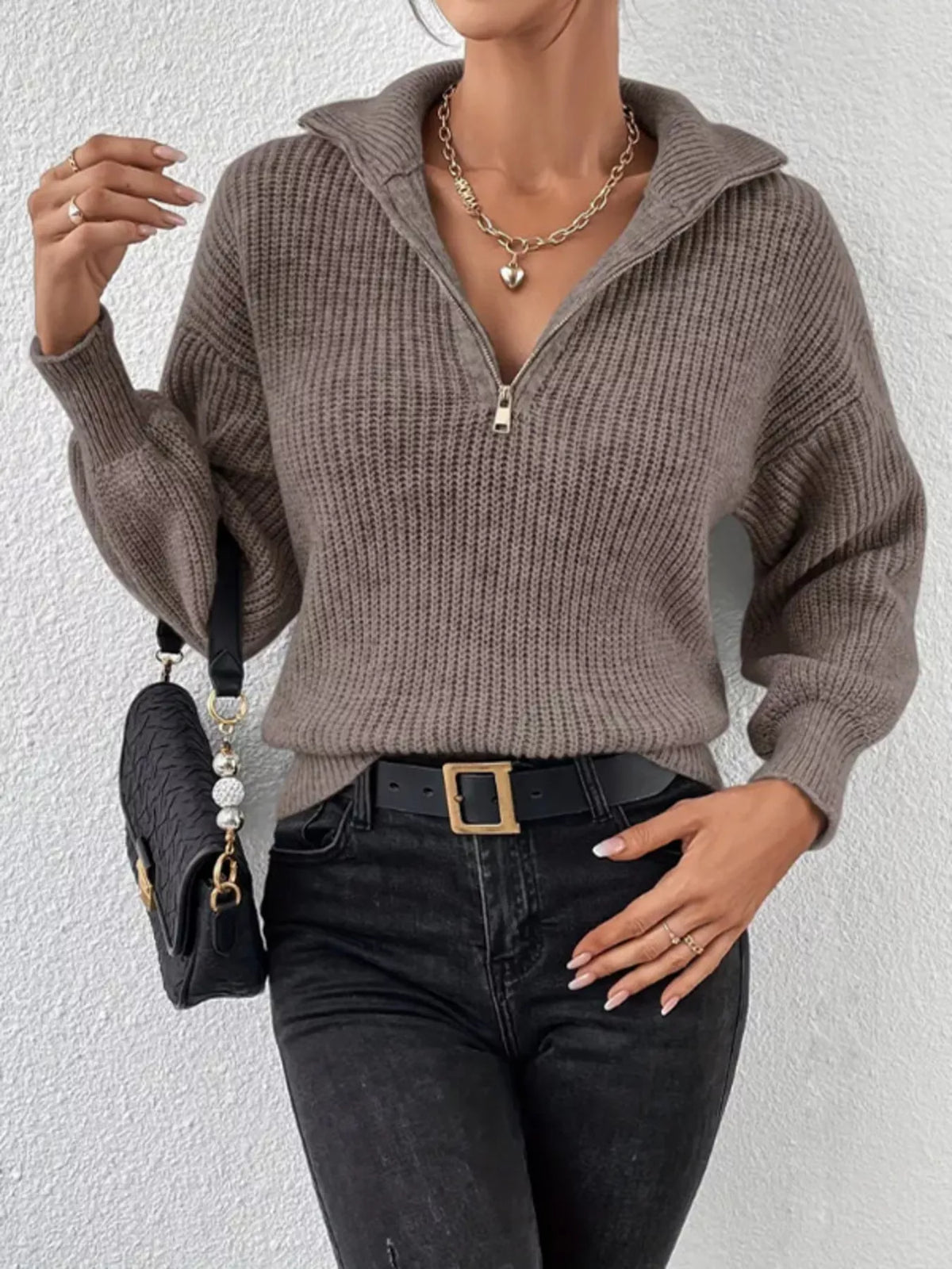 The Wren Drop-Shoulder Sweater | STAHlin RADIANCE