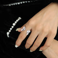 Titanium Steel Butterfly Open Ring | STAHlin RADIANCE