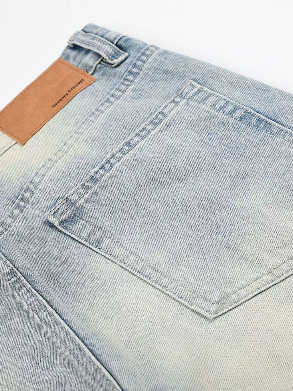 Men's High-Waisted Button-Fly Wide-Leg Vintage Washed Jeans | STAHlin RADIANCE