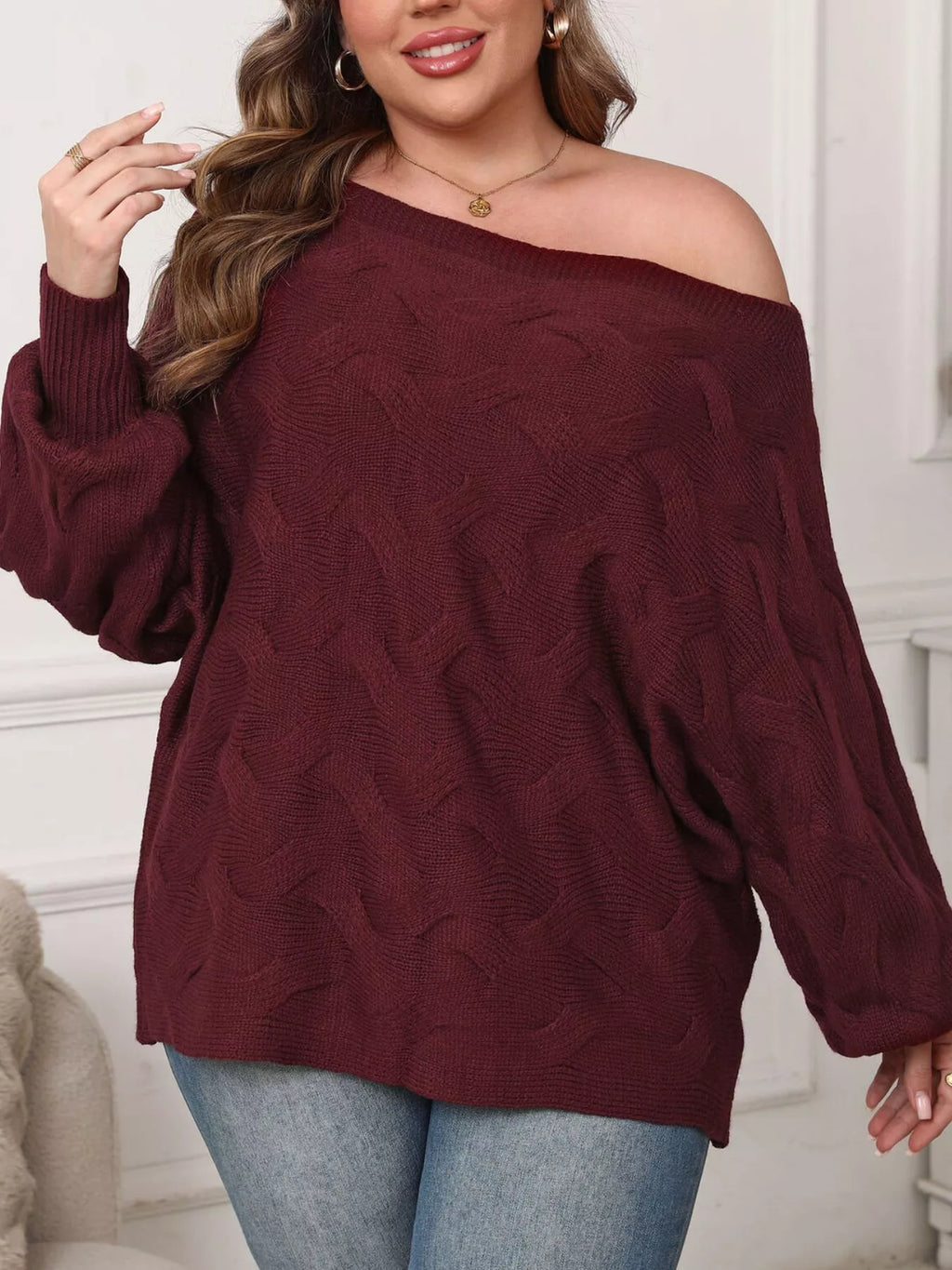 The Ophelia Off-Shoulder Sweater | STAHlin RADIANCE