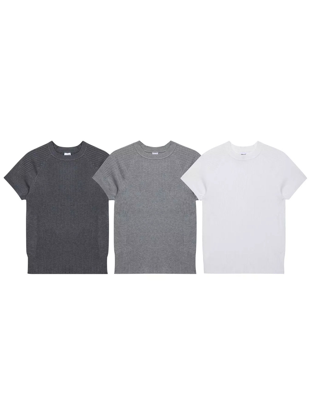 Men's Ribbed Knit Short-Sleeve T-Shirt | STAHlin RADIANCE