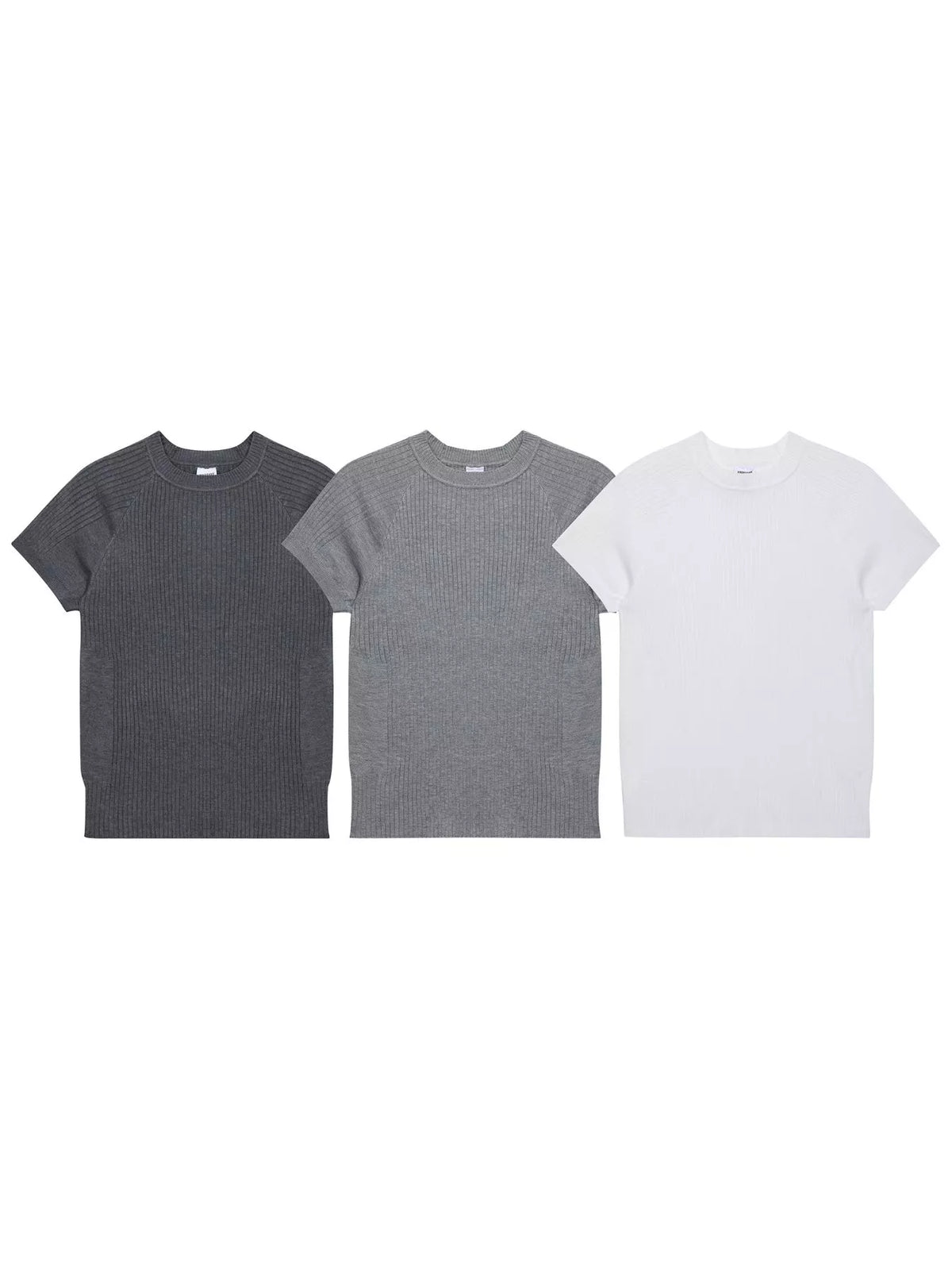 Men's Ribbed Knit Short-Sleeve T-Shirt | STAHlin RADIANCE