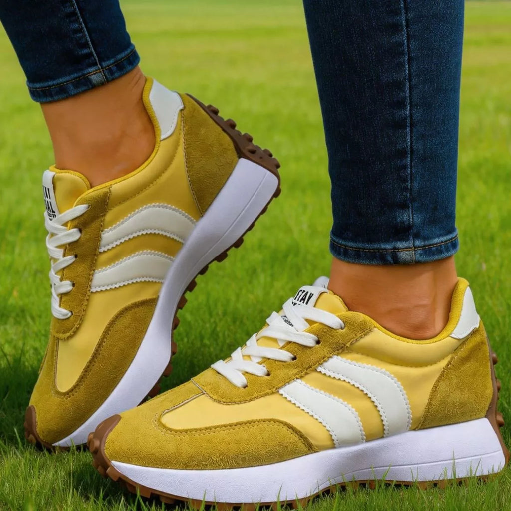 Lace Up Round Toe Sneakers | STAHlin RADIANCE