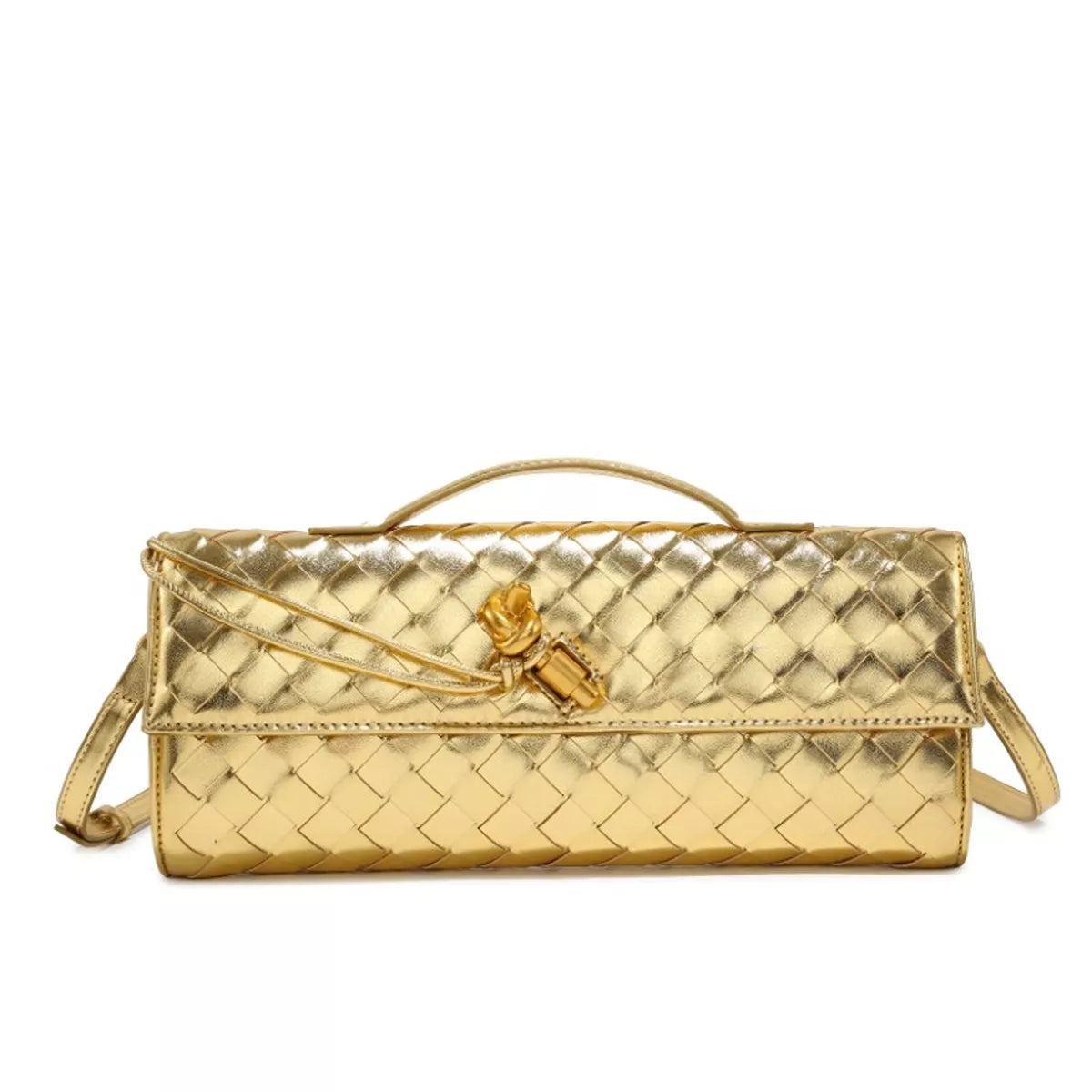 Woven Leather Wristlet | STAHlin RADIANCE