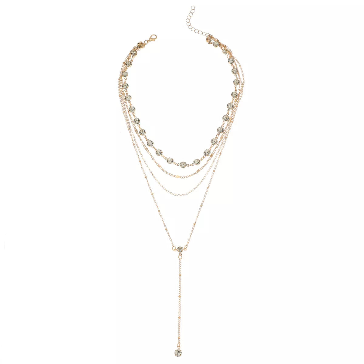 Multi-Layered Rhinestone Choker Necklace | STAHlin RADIANCE
