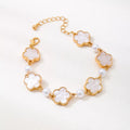 18k Gold-Plated Alloy Flower Bracelet | STAHlin RADIANCE