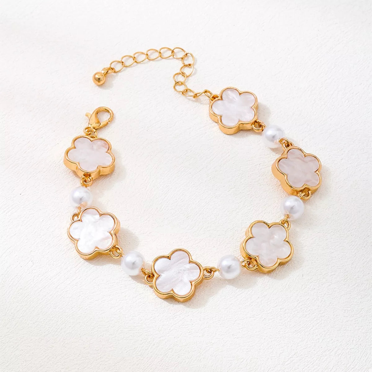 18k Gold-Plated Alloy Flower Bracelet | STAHlin RADIANCE