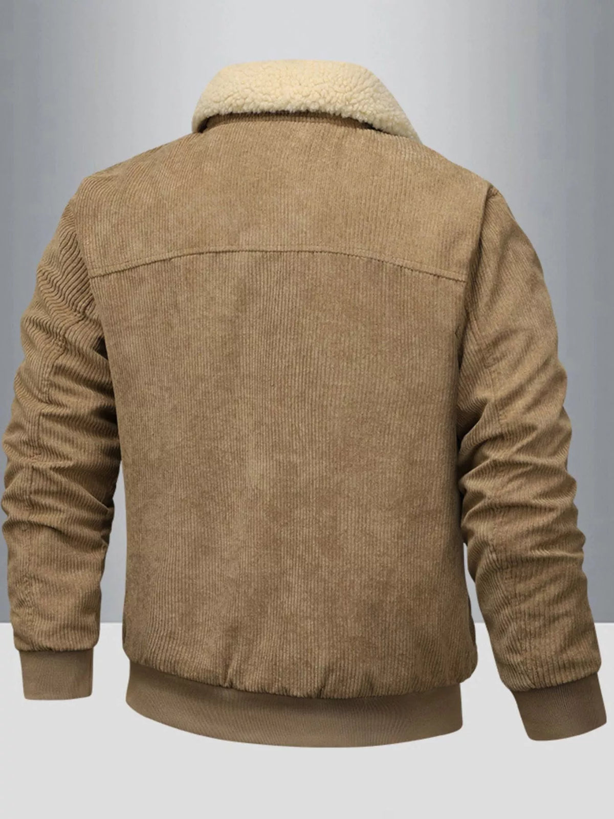 Men's Full Size Corduroy Sherpa Lined Winter Jacket Plus Size | STAHlin RADIANCE