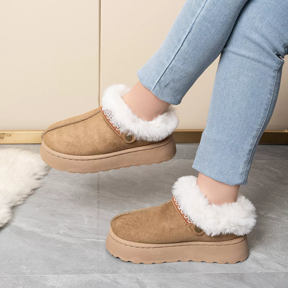 Round Toe Platform Ankle Boots | STAHlin RADIANCE