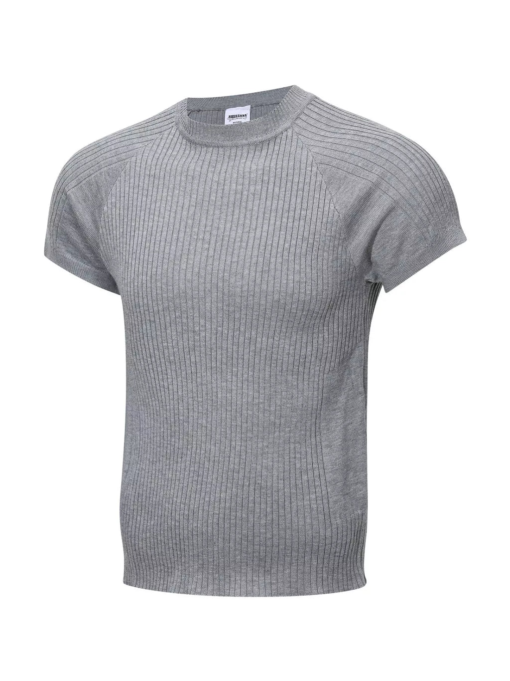 Men's Ribbed Knit Short-Sleeve T-Shirt | STAHlin RADIANCE