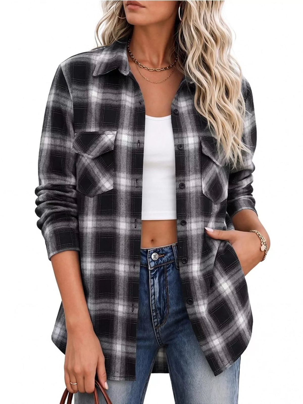 The Wren Plaid Button-Down | STAHlin RADIANCE
