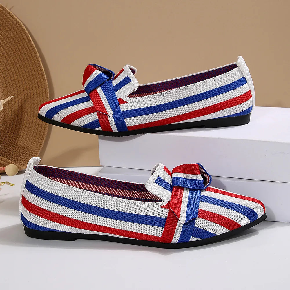 Mesh Point Toe Flat Slip-Ons | STAHlin RADIANCE