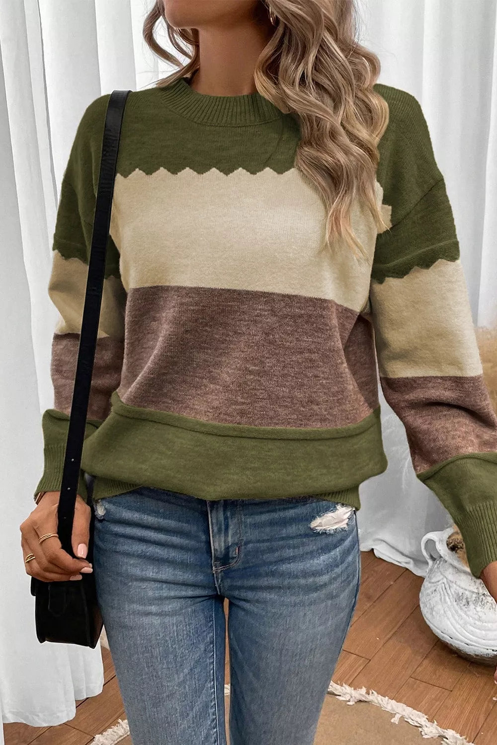 The Brynn Colorblock Sweater | STAHlin RADIANCE