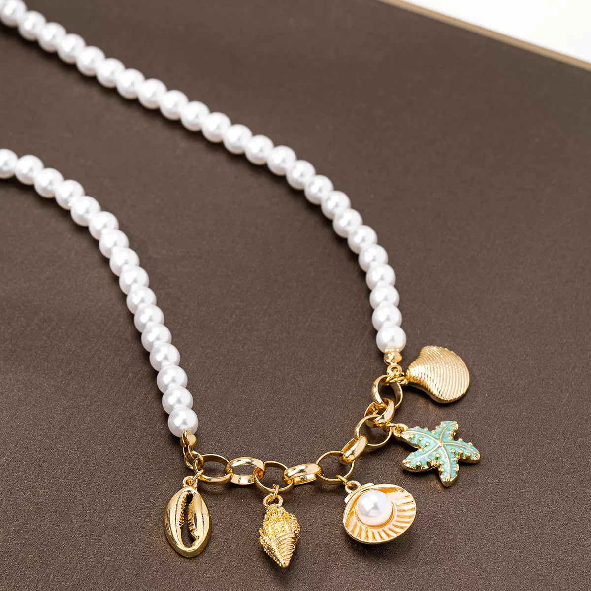 Ocean Series Charm Pearl Necklace | STAHlin RADIANCE