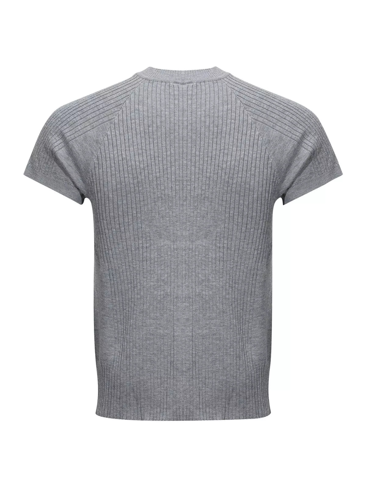 Men's Ribbed Knit Short-Sleeve T-Shirt | STAHlin RADIANCE