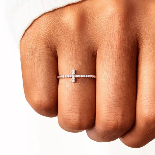 925 Sterling Silver Cross Ring | STAHlin RADIANCE