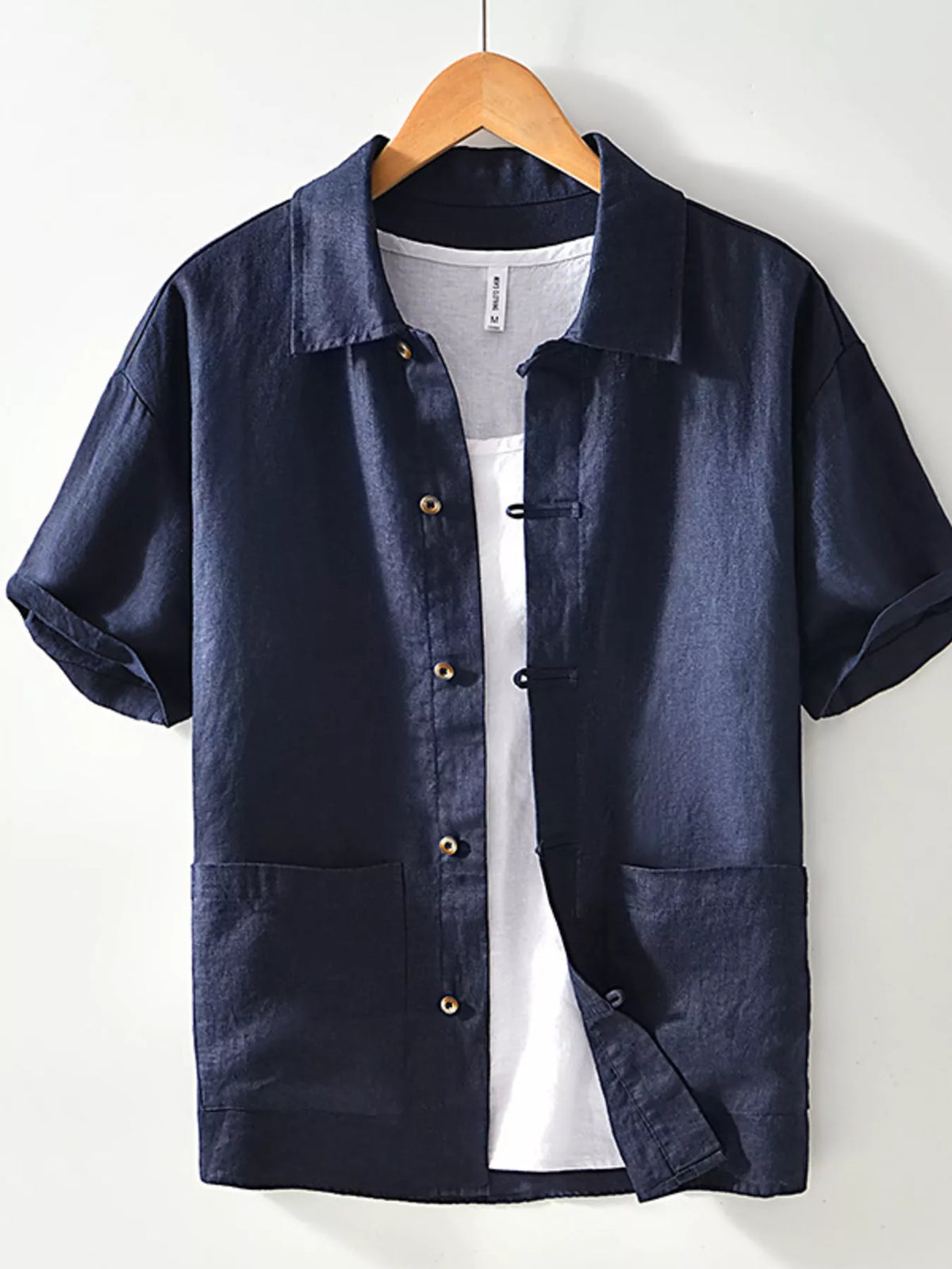 Men's Plus Size Casual Button Down Short Sleeve Shirt | STAHlin RADIANCE