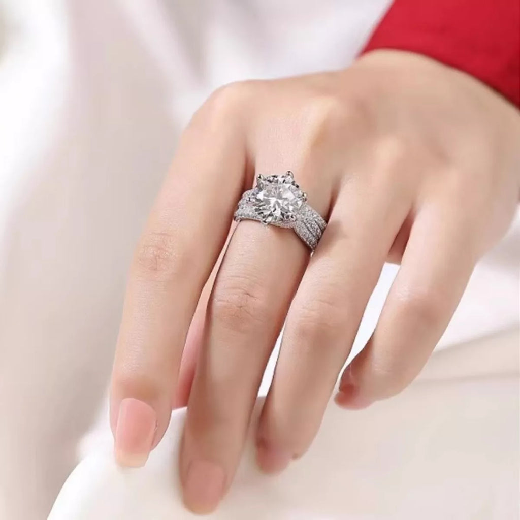3 Carat Moissanite 925 Sterling Silver Ring | STAHlin RADIANCE