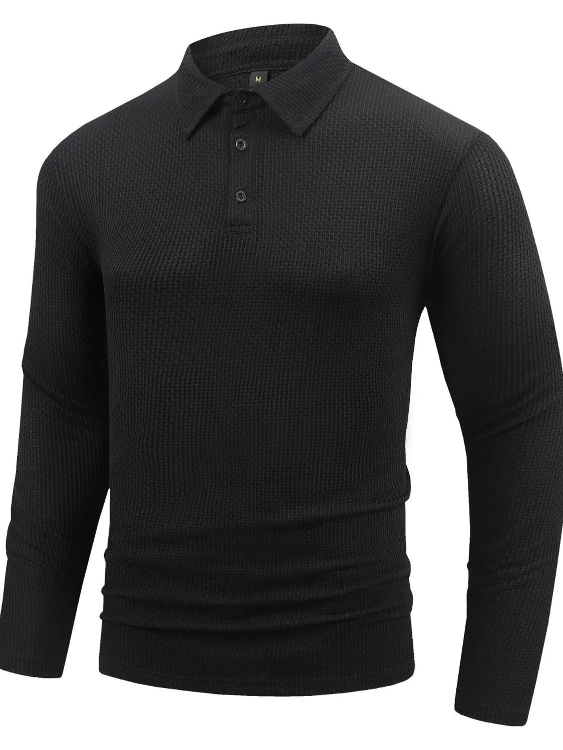 Men's Full Size Button Detail Long Sleeve Top Plus Size | STAHlin RADIANCE