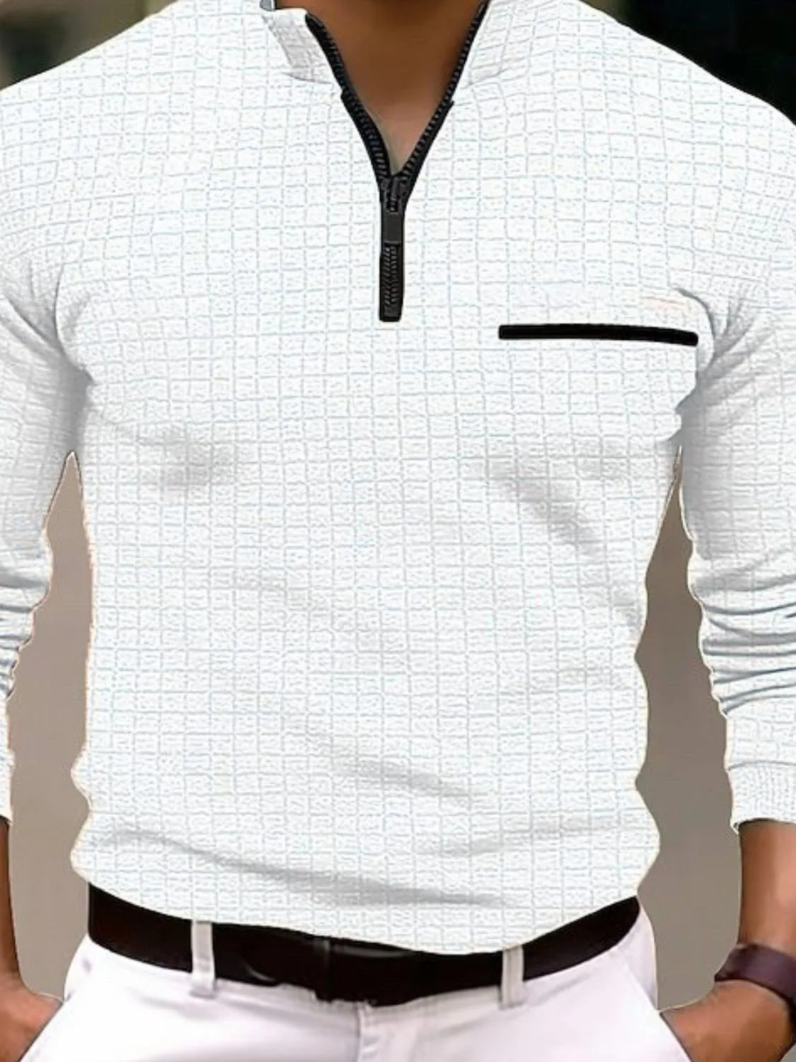 The Reeves Quarter-Zip Polo | STAHlin RADIANCE
