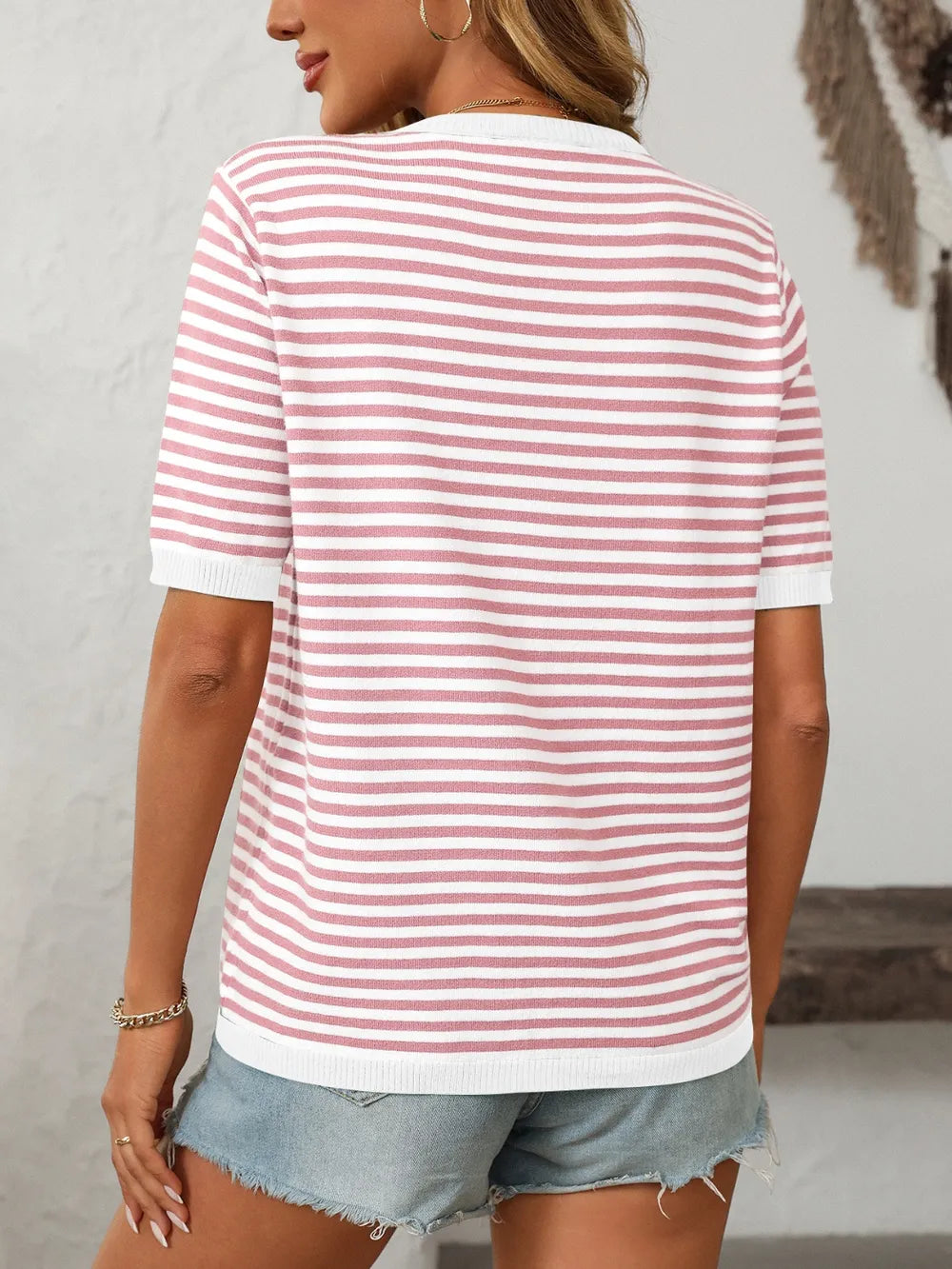 The Brynn Striped Tee | STAHlin RADIANCE