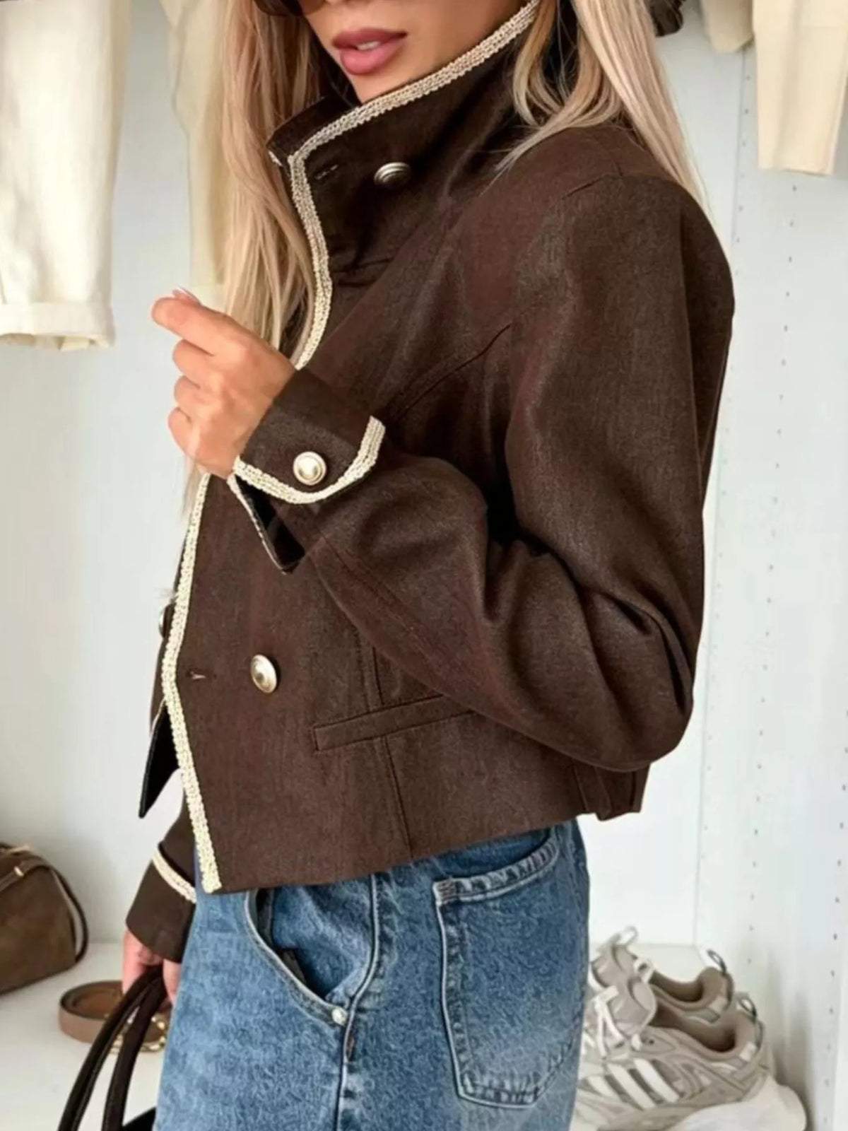 The Sloane Double-Breasted Jacket | STAHlin RADIANCE