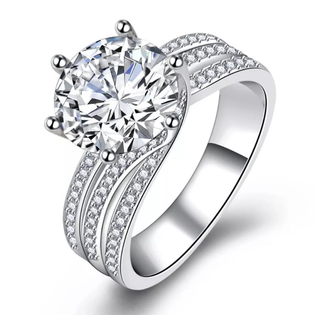 3 Carat Moissanite 925 Sterling Silver Ring | STAHlin RADIANCE
