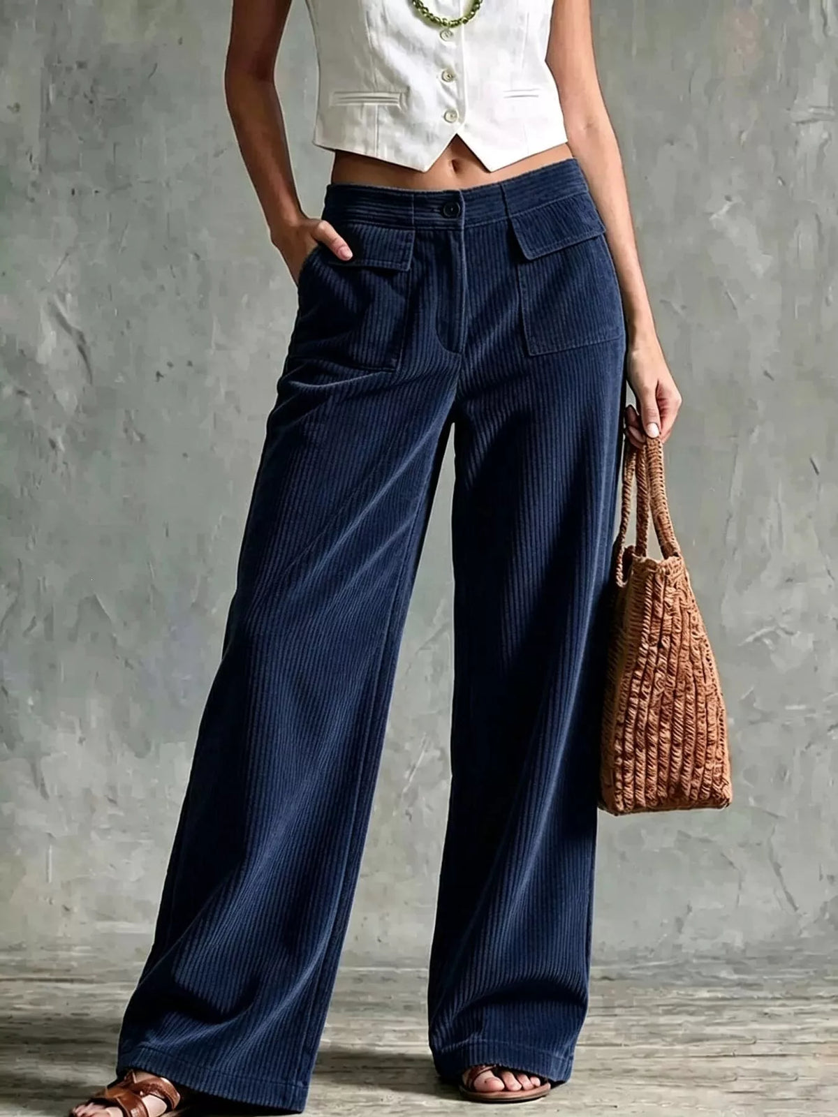 The Sloane Corduroy Wide-Legs | STAHlin RADIANCE