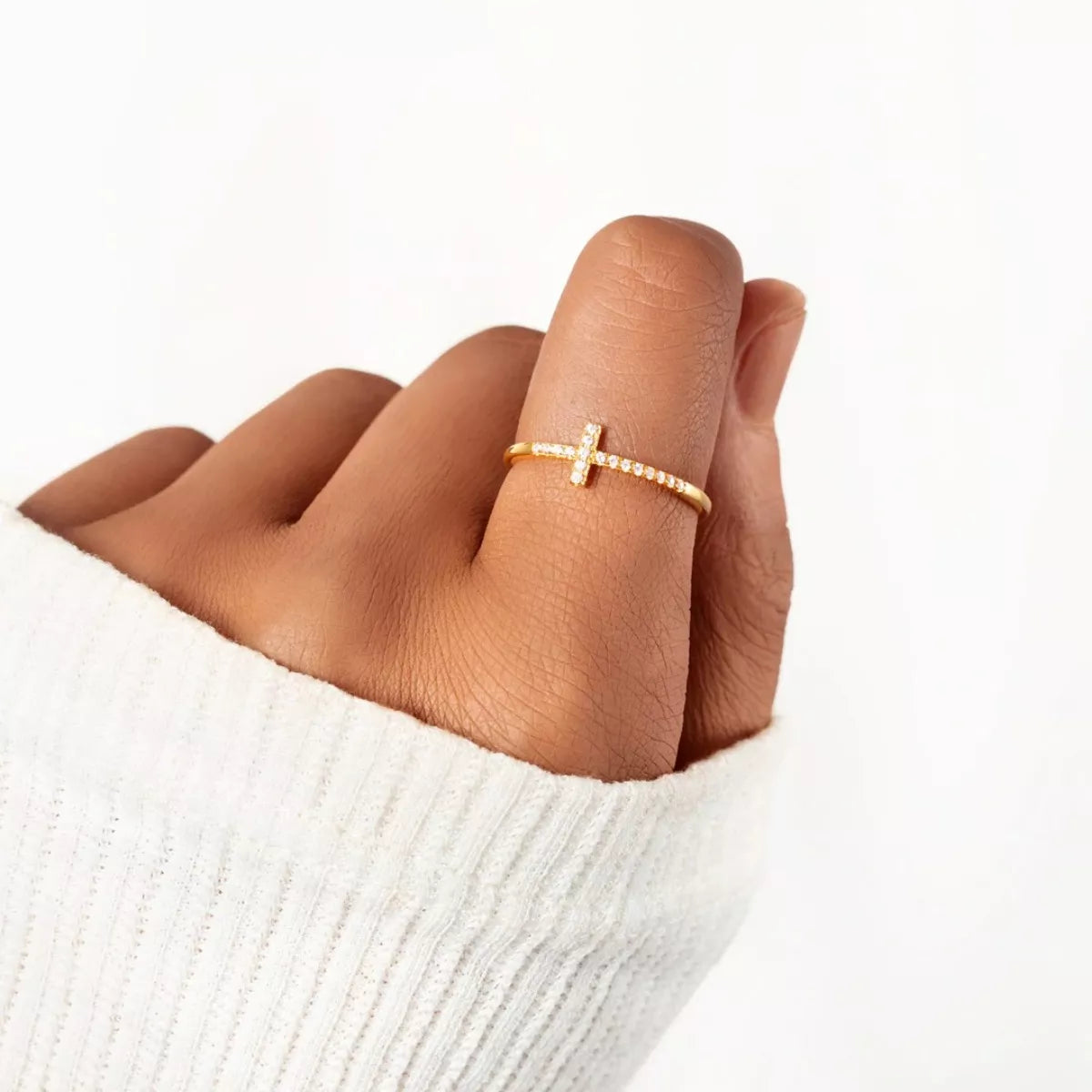 925 Sterling Silver Cross Ring | STAHlin RADIANCE