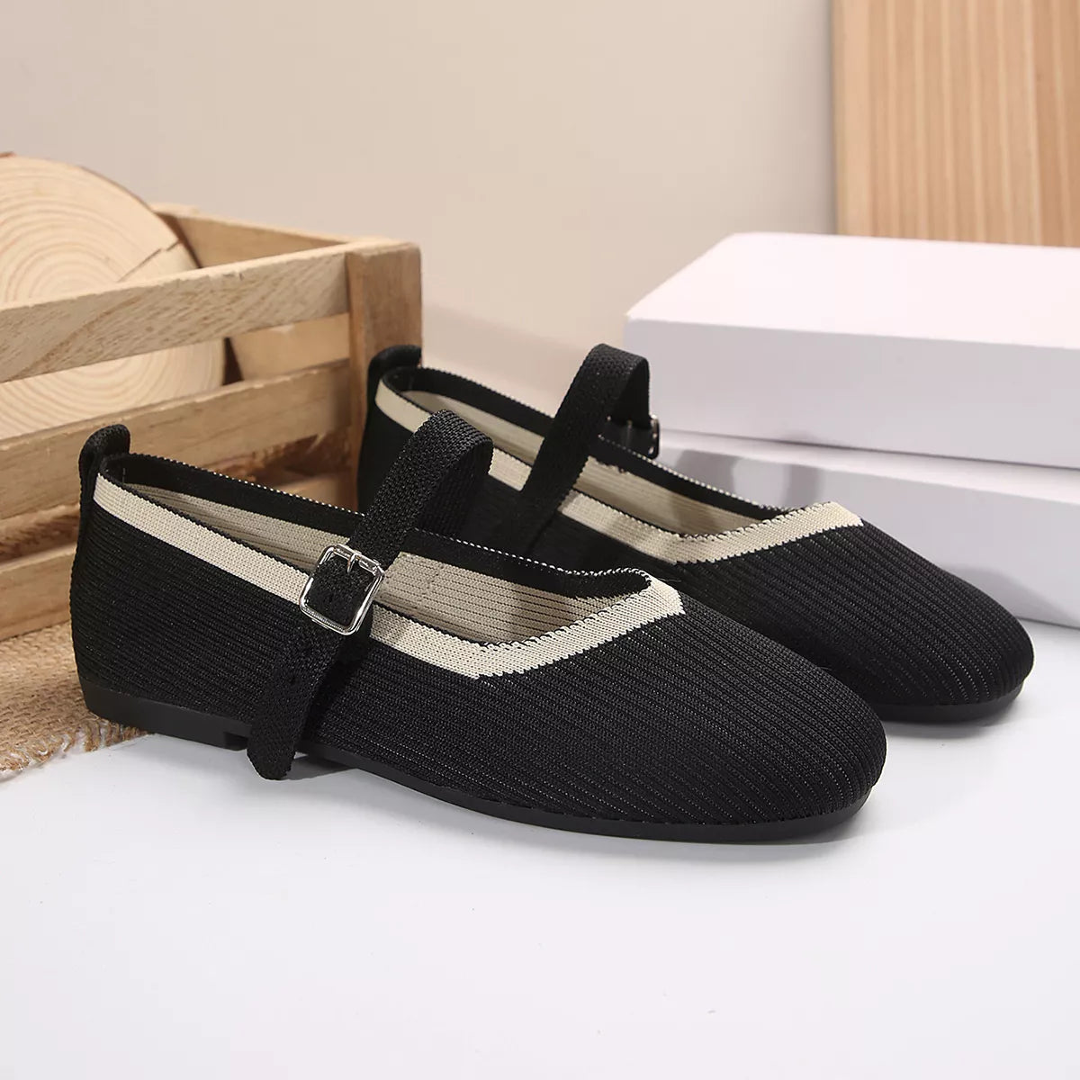 Round Toe Mesh Slip-Ons | STAHlin RADIANCE