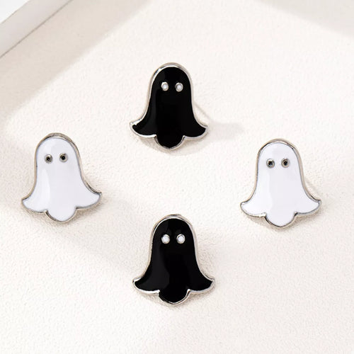 2 Pair Halloween Ghost Stud Earrings | STAHlin RADIANCE