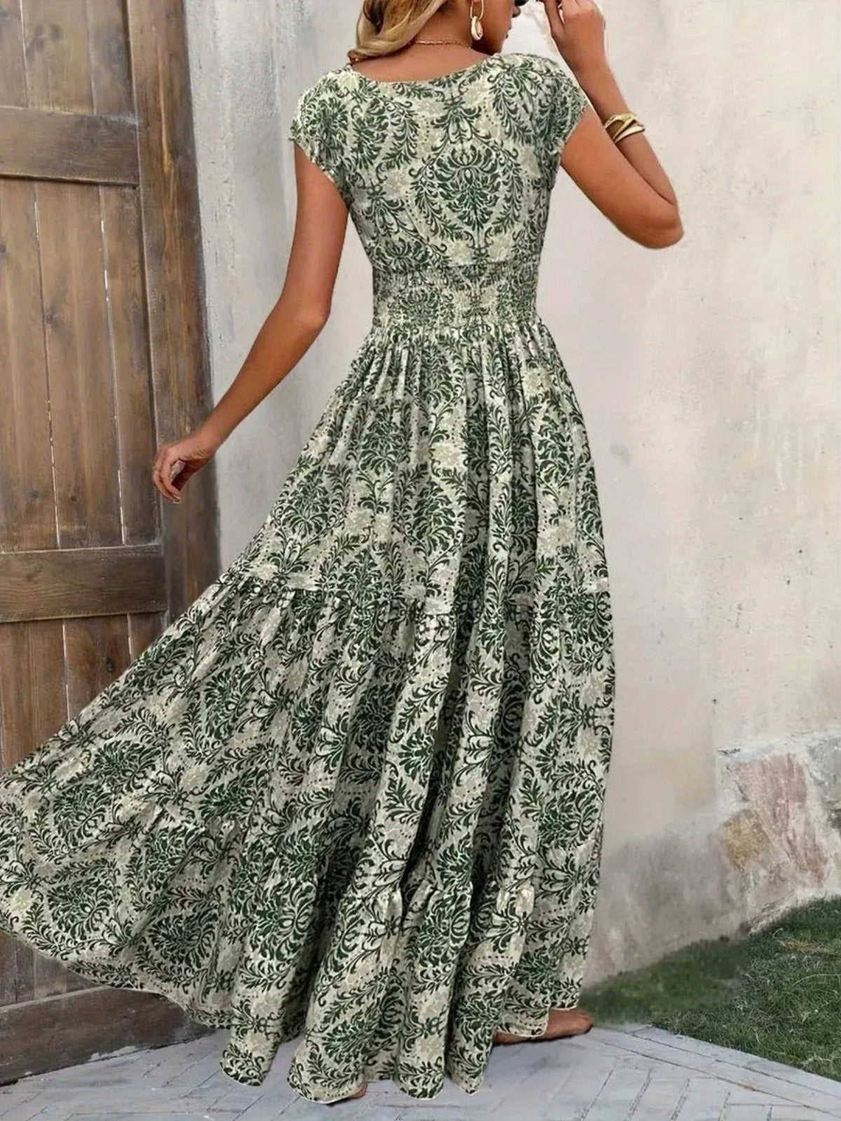 The Flora Cap Sleeve Maxi | STAHlin RADIANCE