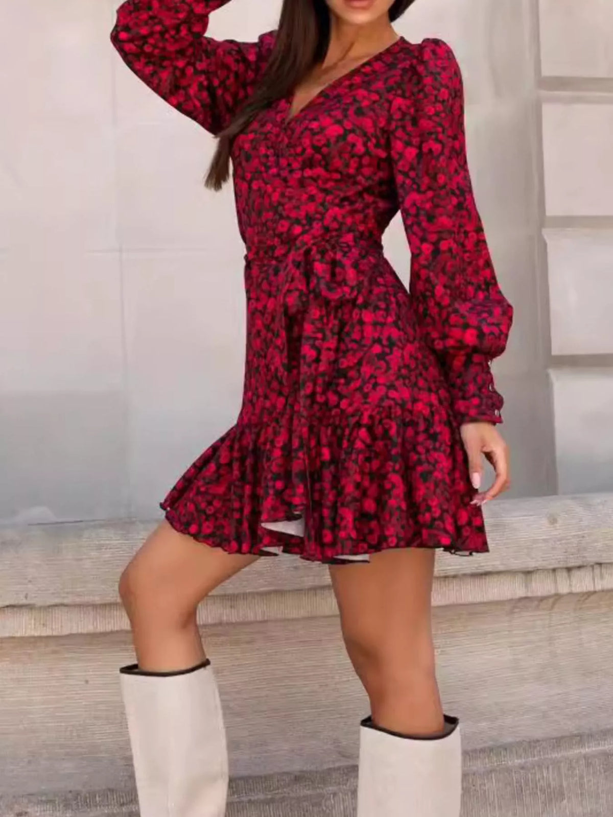 The Flora Surplice Dress | STAHlin RADIANCE