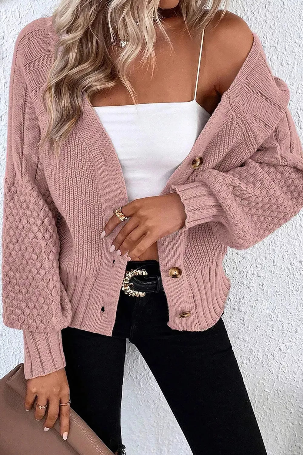 The Everly V-Neck Cardigan | STAHlin RADIANCE
