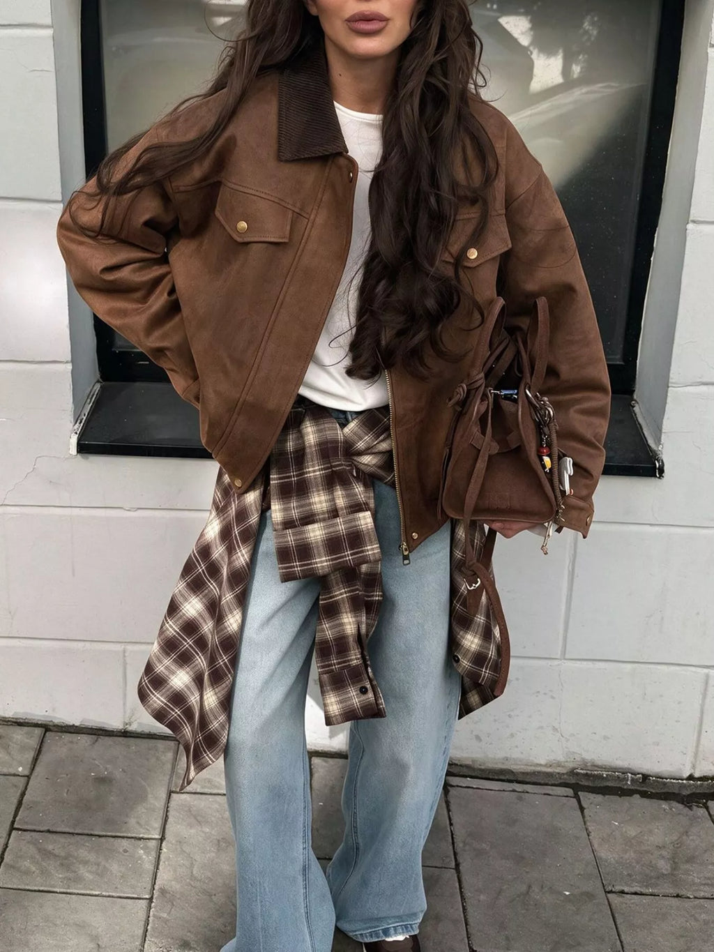 Corduroy Collar Zip-Up Jacket | STAHlin RADIANCE