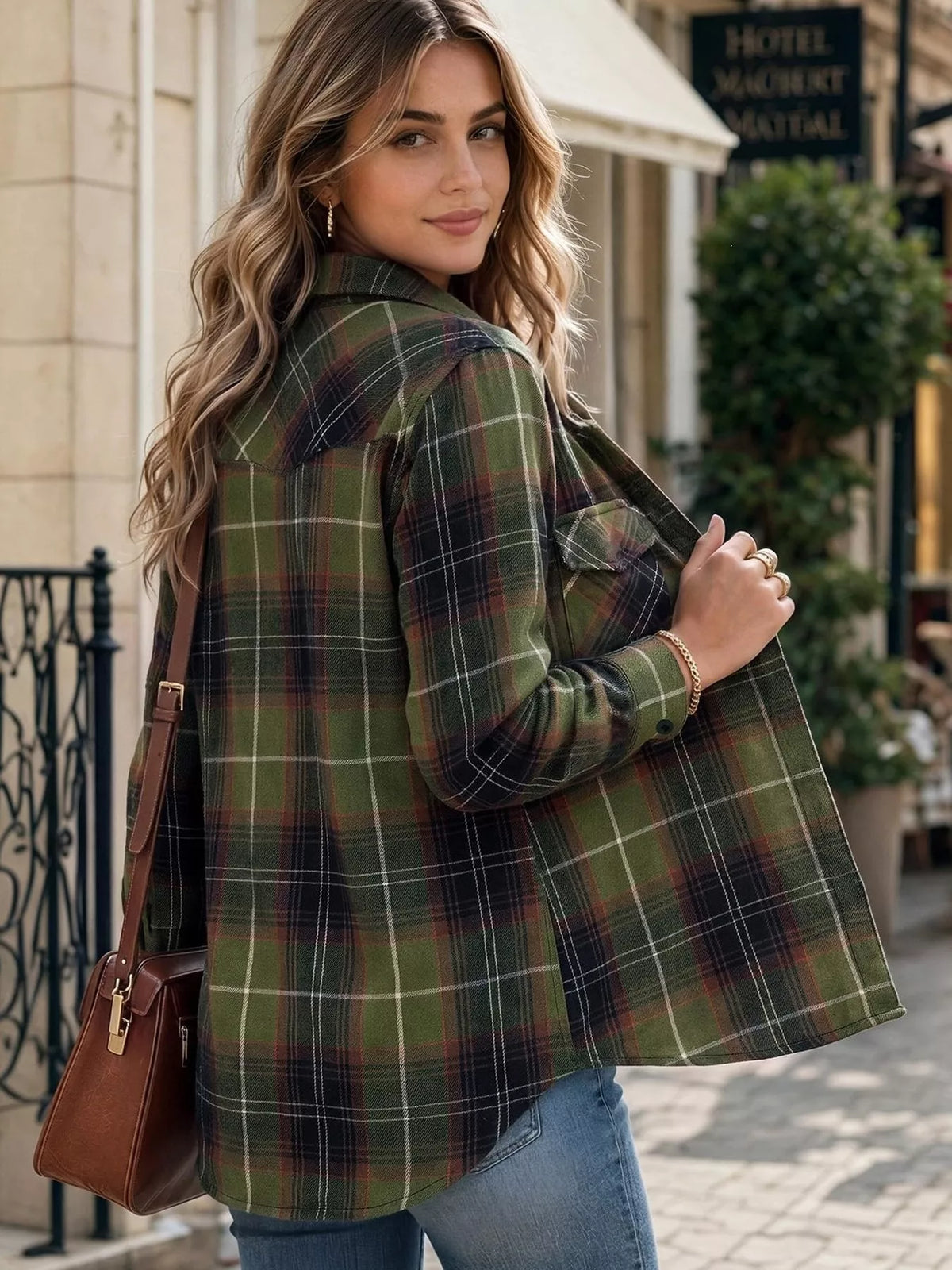 The Wren Plaid Button-Down | STAHlin RADIANCE