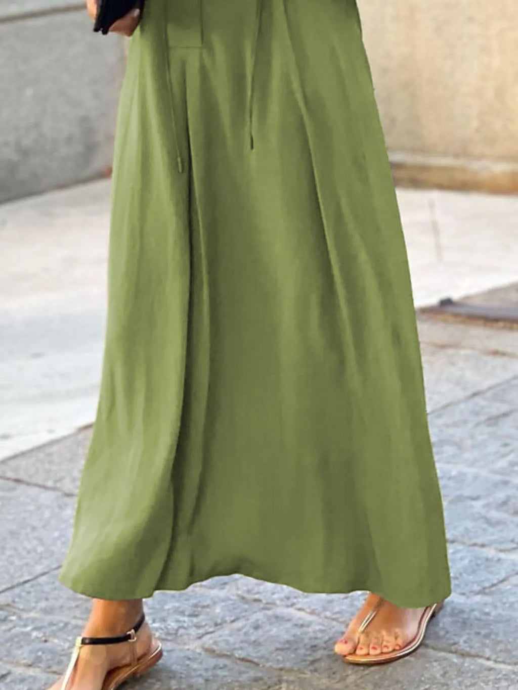 Full Size Solid Color Maxi Shirt Dress Plus Size | STAHlin RADIANCE