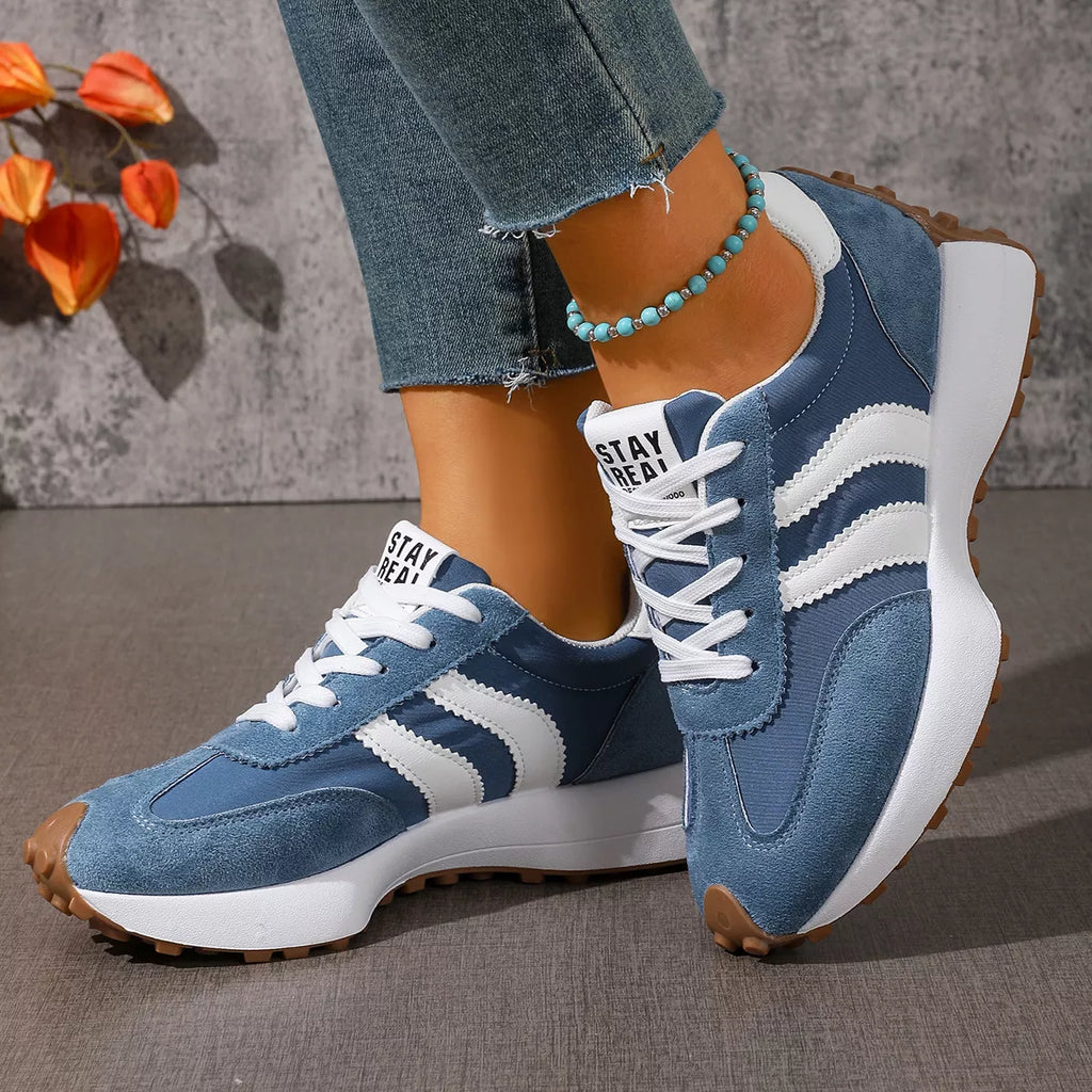 Lace Up Round Toe Sneakers | STAHlin RADIANCE