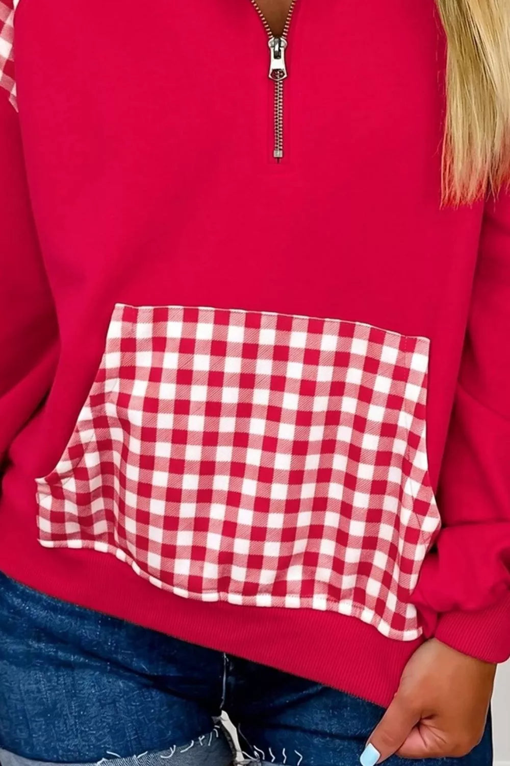 The Wren Plaid Quarter-Zip | STAHlin RADIANCE