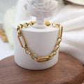 18K Gold-Plated Chunky Gold Chain Link Bracelet | STAHlin RADIANCE