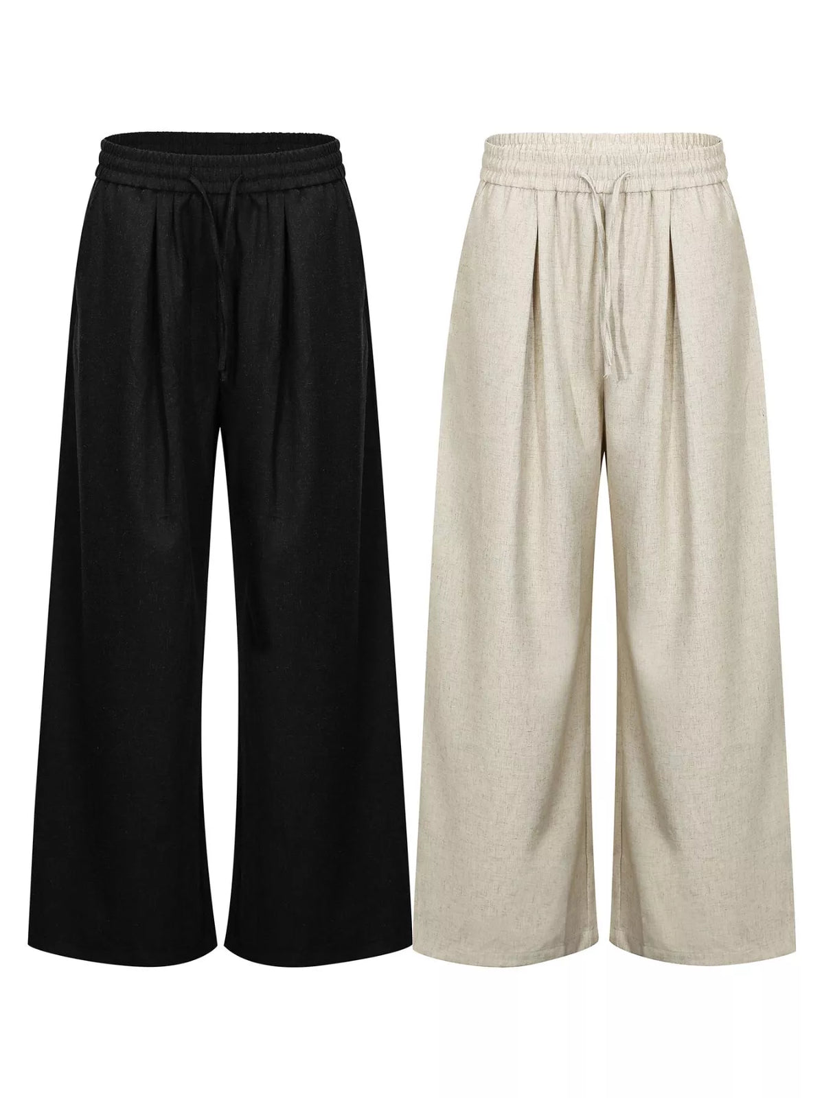 Men's Wide-Leg Drawstring Casual Pants | STAHlin RADIANCE