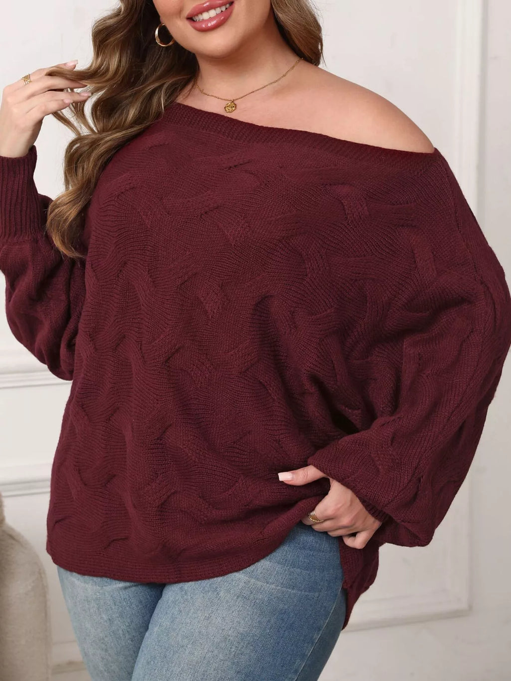 The Ophelia Off-Shoulder Sweater | STAHlin RADIANCE