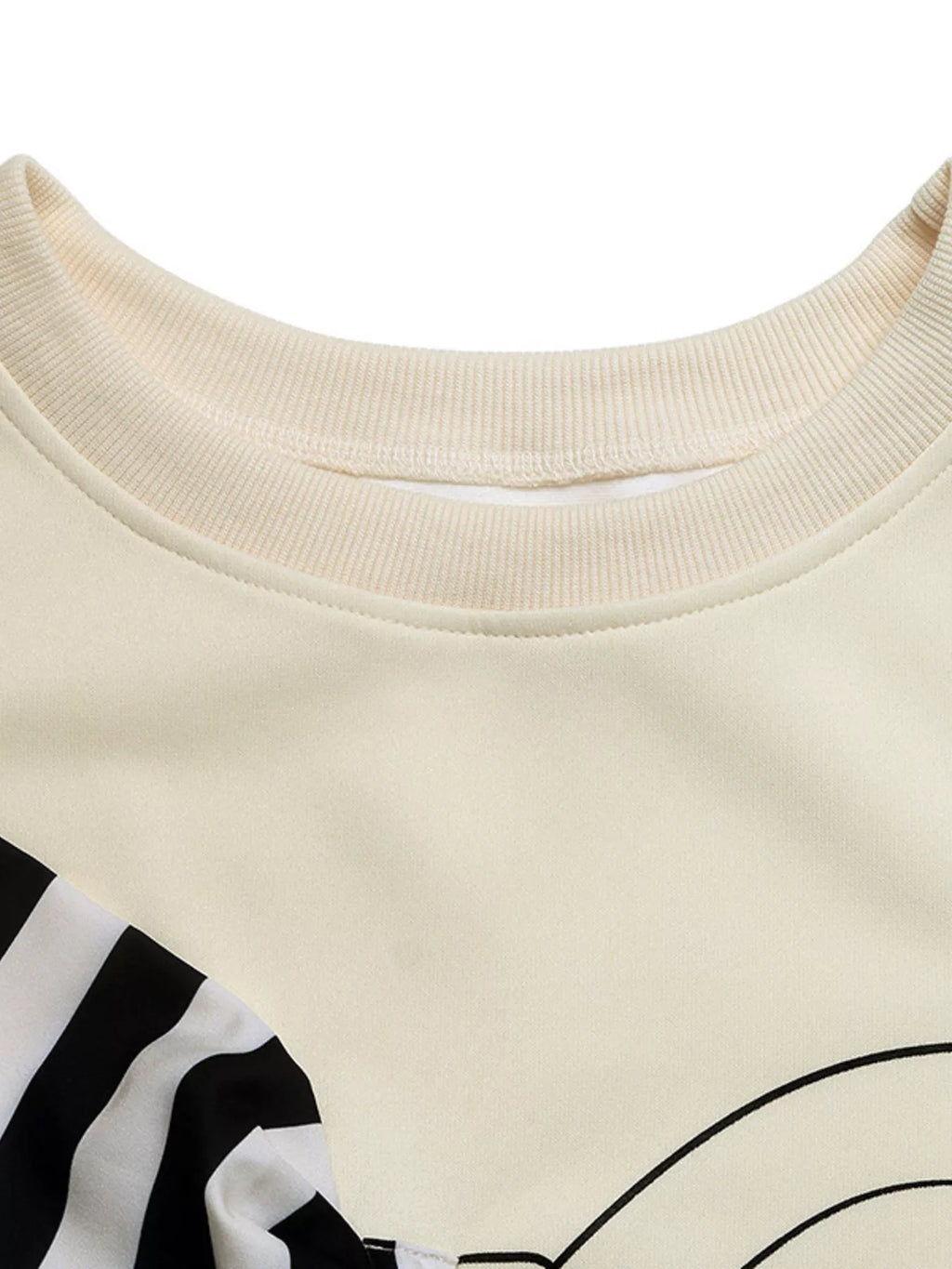 Bow Round Neck Dropped Shoulder Sweatshirt | STAHlin RADIANCE
